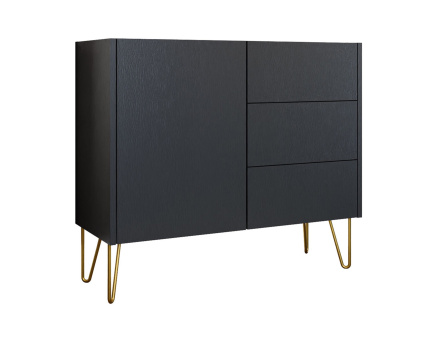Buffet bas effet marbre 97 cm Cali