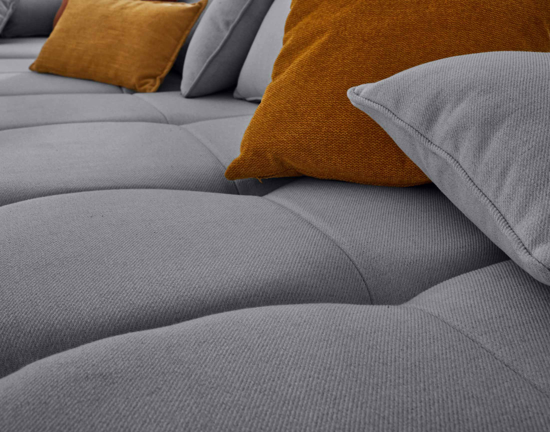 Module d'assise sans accoudoirs en tissu Caracas