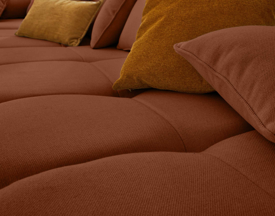 Module d'assise droit en tissu Caracas