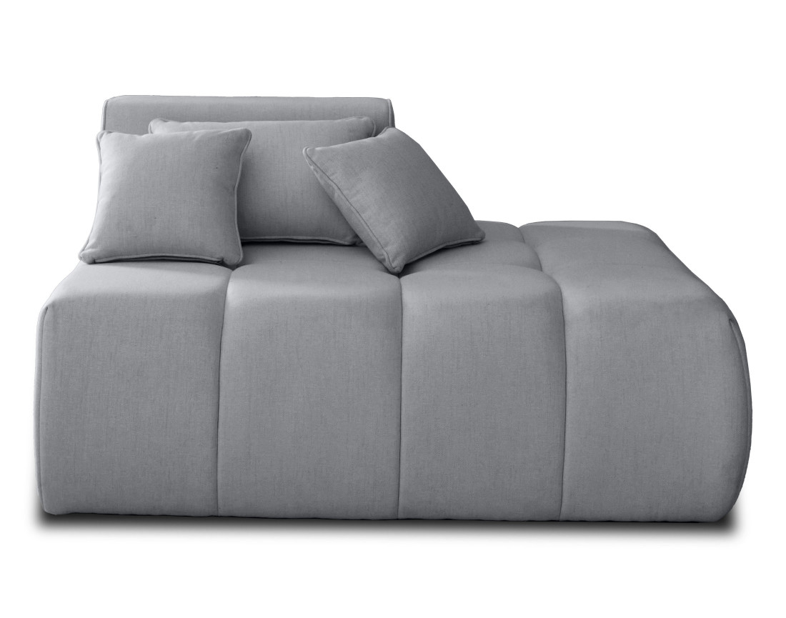 Module d'assise droit en tissu Caracas