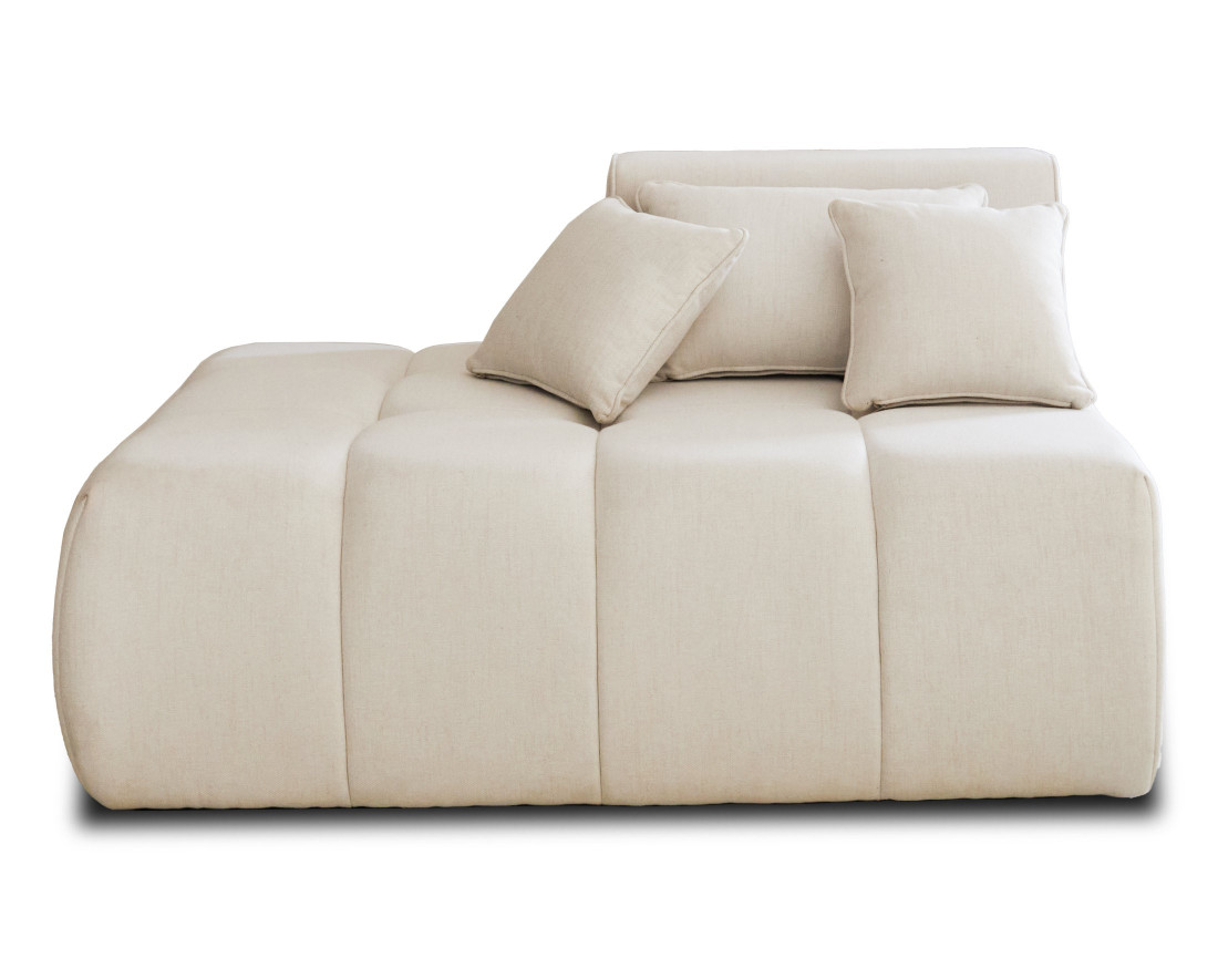 Module d'assise gauche en tissu Caracas