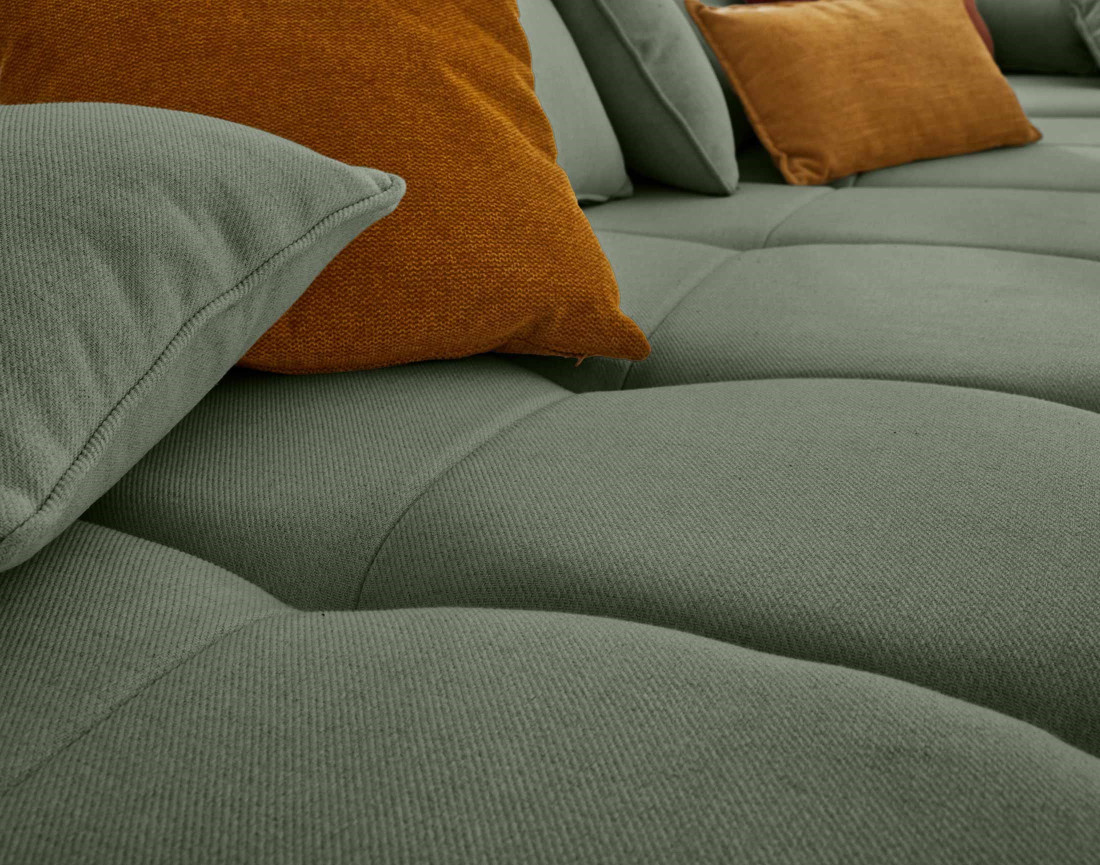 Module d'assise gauche en tissu Caracas