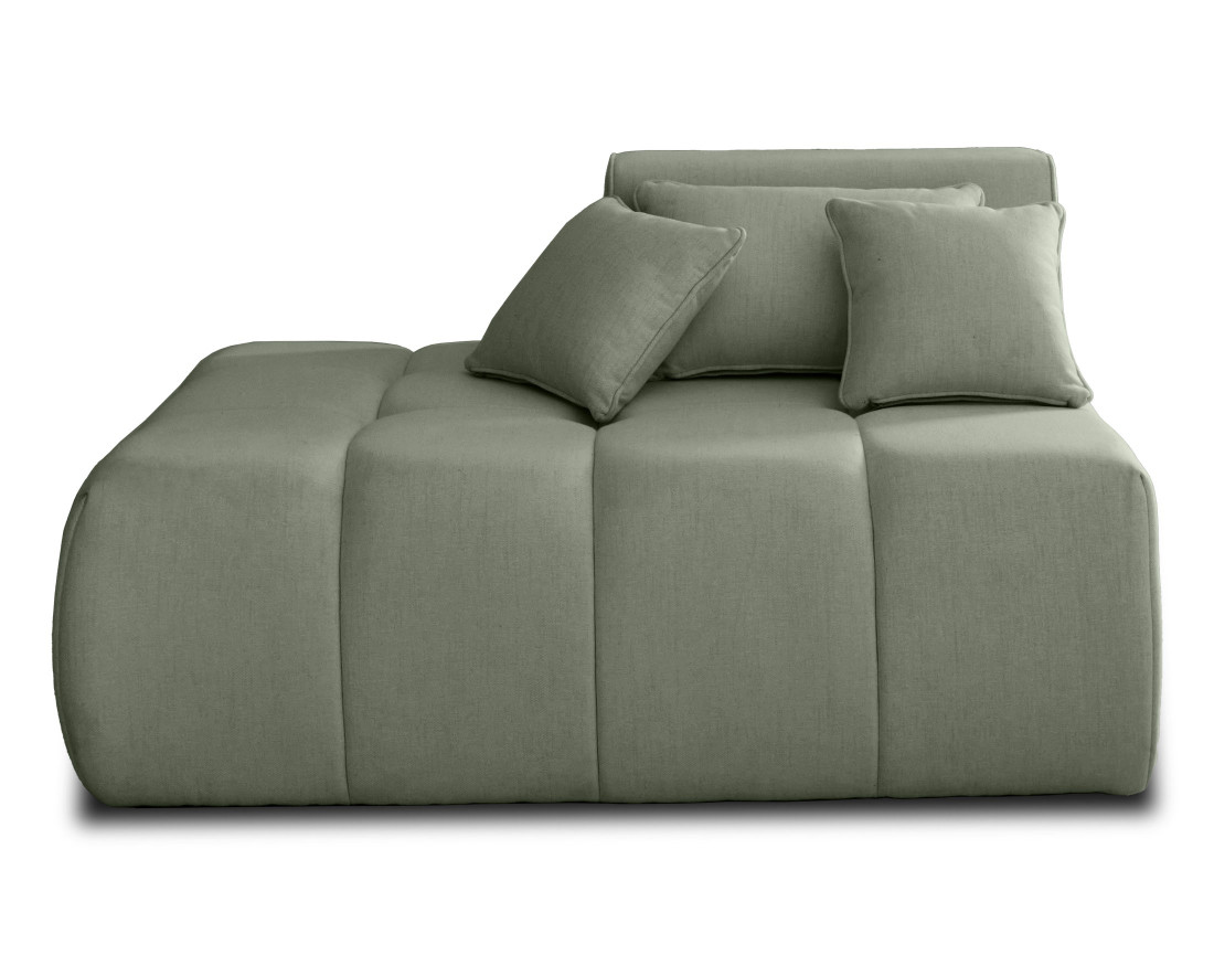 Module d'assise gauche en tissu Caracas