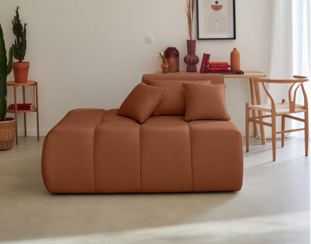 Module d'assise gauche en tissu Caracas