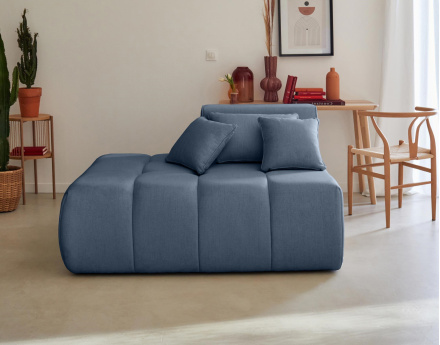 Module d'assise gauche en tissu Caracas