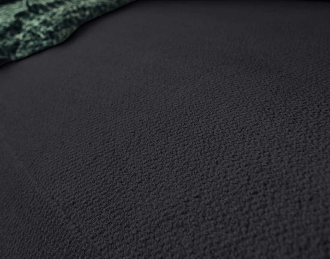 Canapé 3 places en velours Ernee