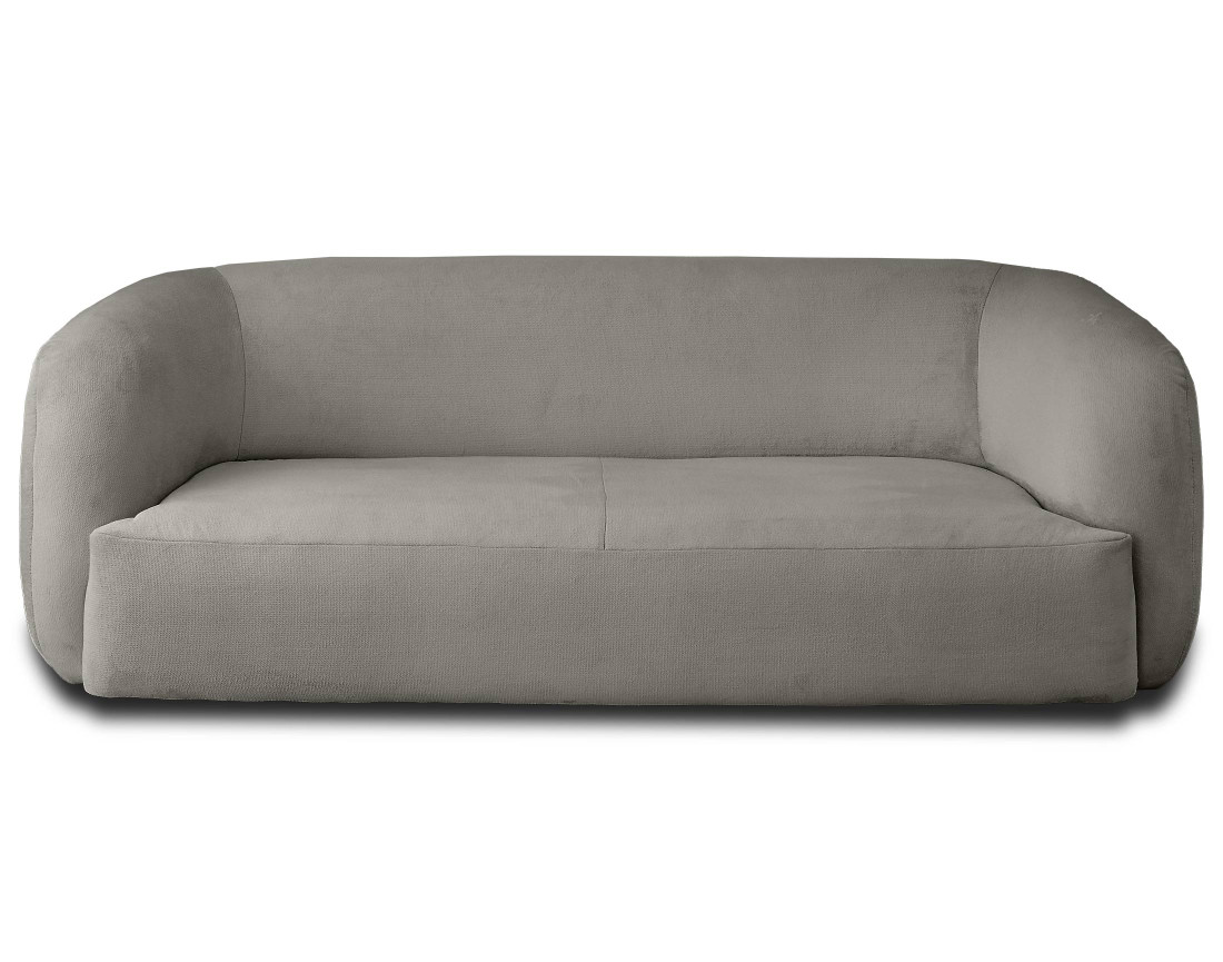 Canapé 3 places en velours Ernee