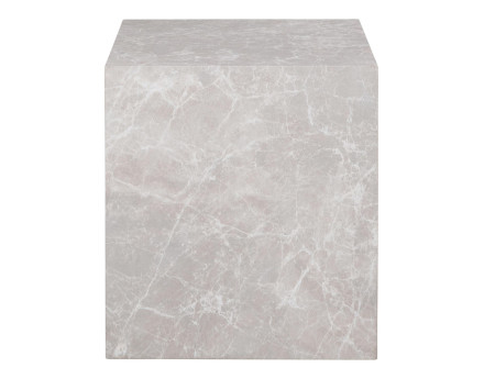 Bout de canapé effet marbre 40 cm Pula