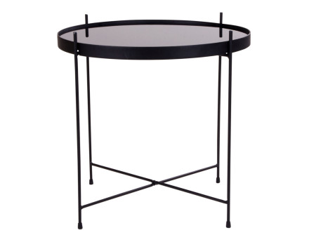 Table basse métal et verre...