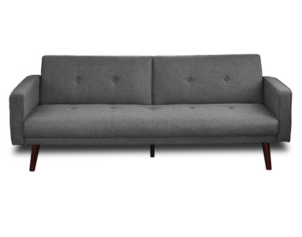 Canapé convertible clic-clac 2 places en tissu Babylone