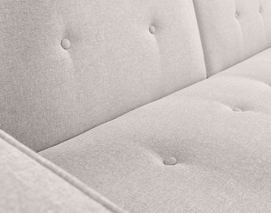 Canapé convertible clic-clac 2 places en tissu Babylone