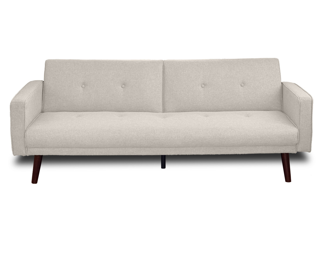 Canapé convertible clic-clac 2 places en tissu Babylone