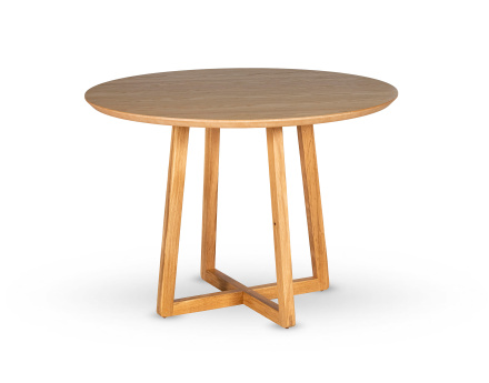 Table à manger ronde en bois 110 cm Estrella