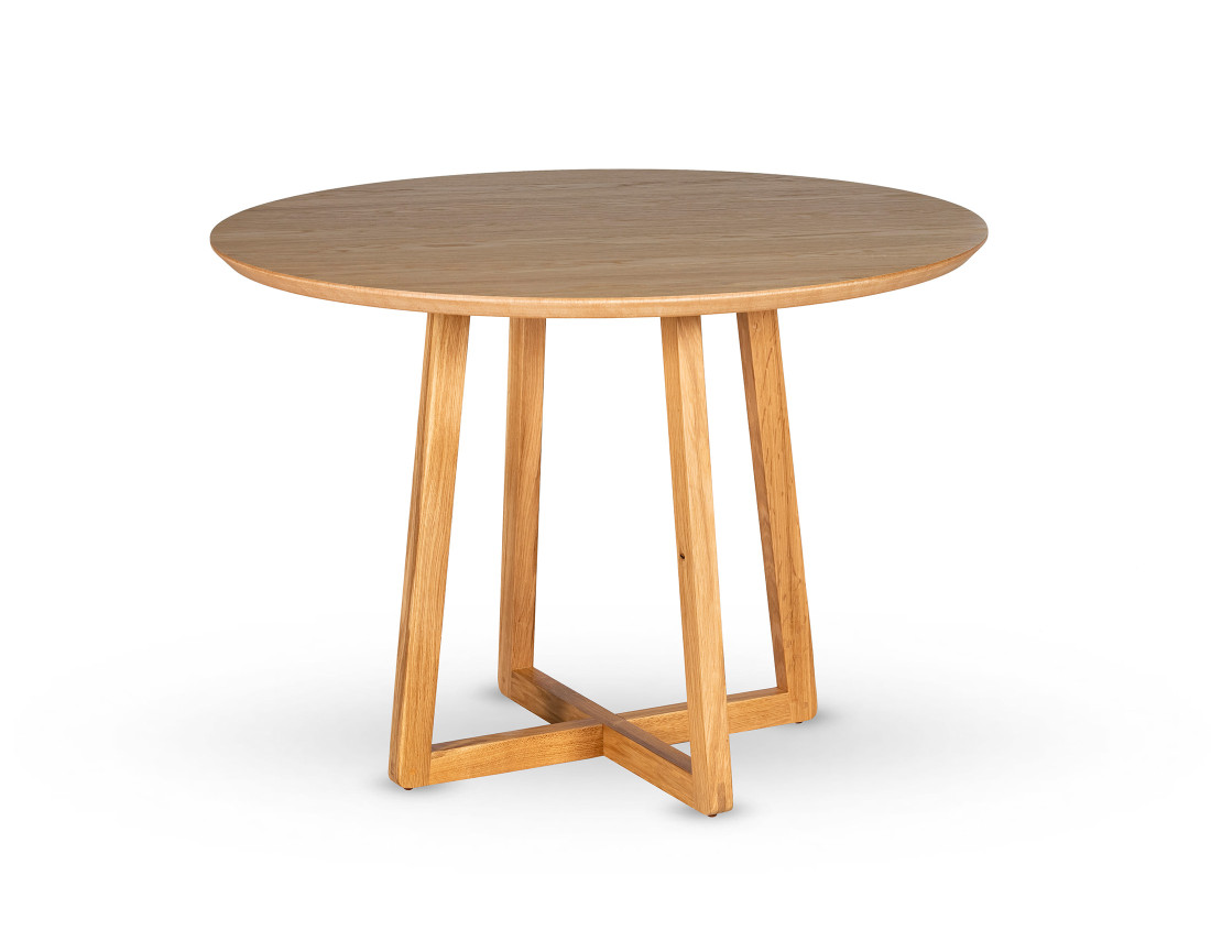 Table à manger ronde en bois 110 cm Estrella