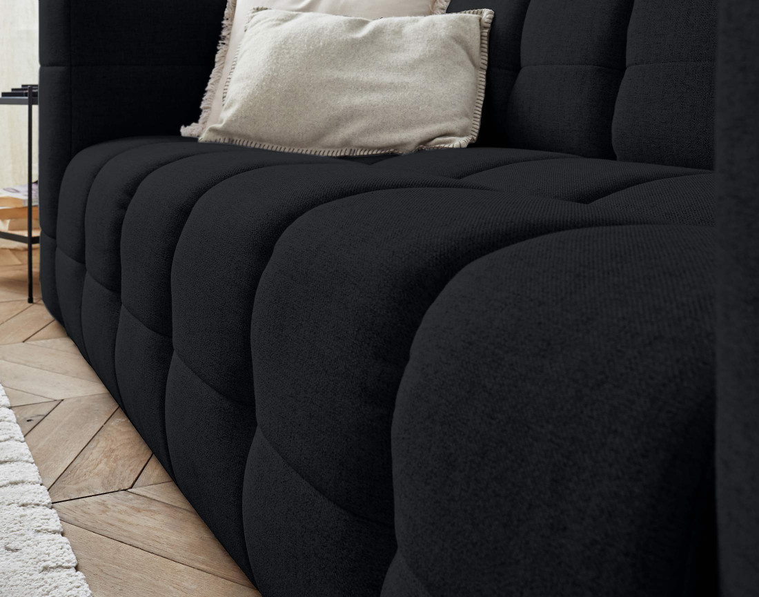 Canapé 3 places en tissu Suzano