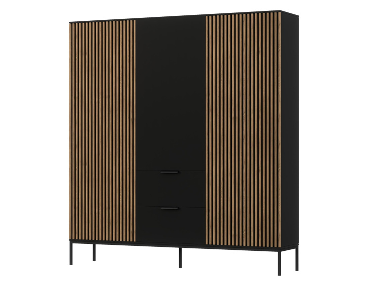 Armoire bois et noir...