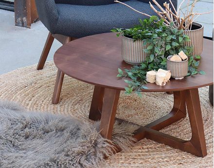 Tapis rond en jute 150 cm Adeje