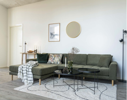 Tapis blanc et noir 160x230 cm Guimar