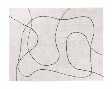 Tapis blanc et noir 200x300...