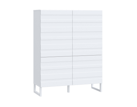 Buffet haut blanc 140x110 cm Sofia