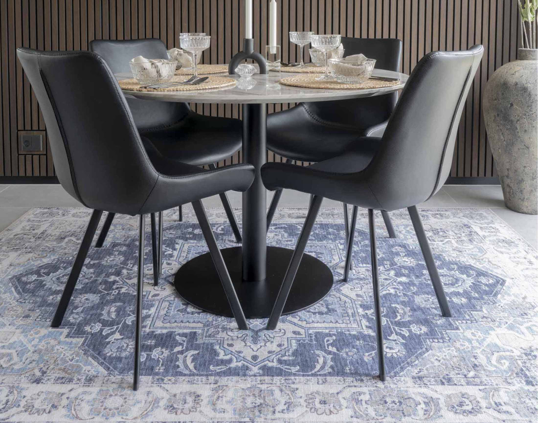 Tapis bleu 160x230 cm Galdar