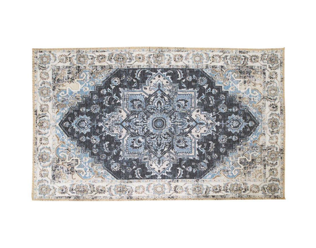 Tapis bleu 160x230 cm Galdar