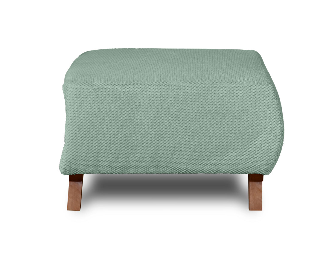 Pouf modulable 65 cm en velours texturé Cristal