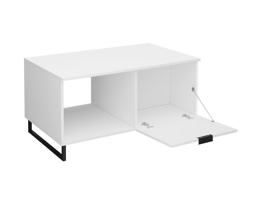 Table basse blanc 100cm Barbara