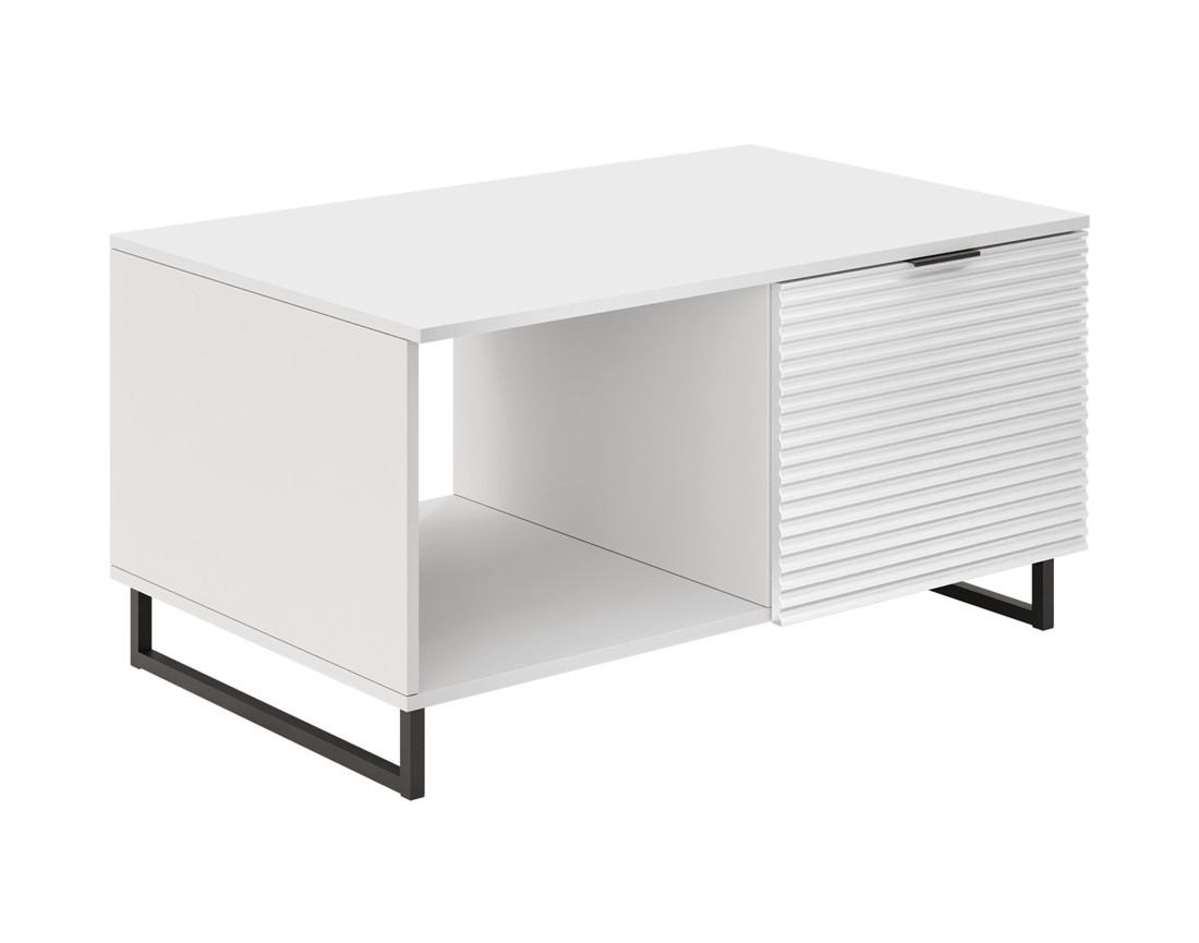 Table basse blanc 100cm Barbara