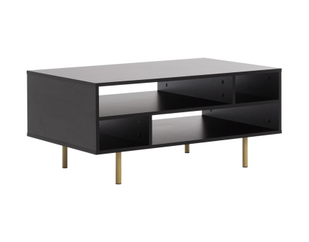 Table basse noir 100cm Monica