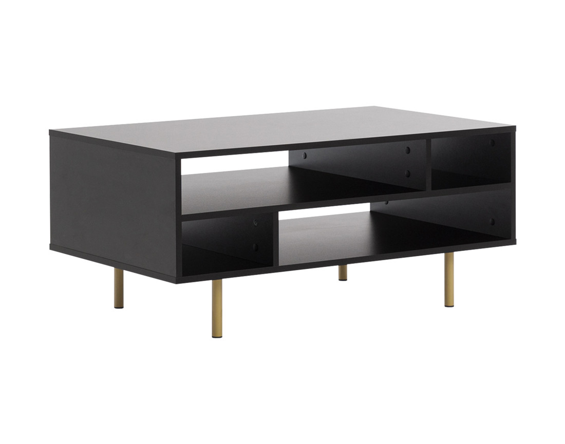 Table basse noir 100cm Monica