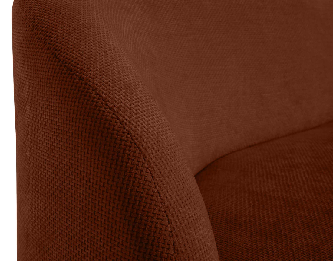 Canapé 3 places en velours texturé Polaris