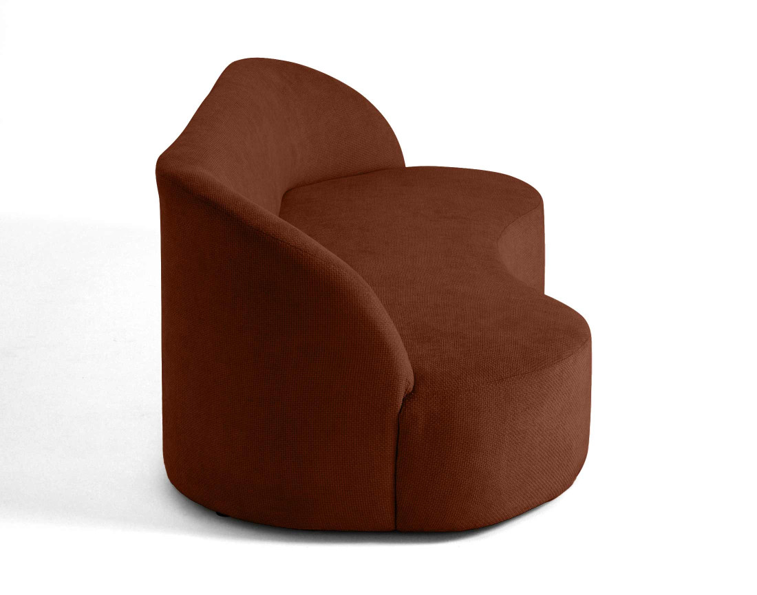 Canapé 3 places en velours texturé Polaris