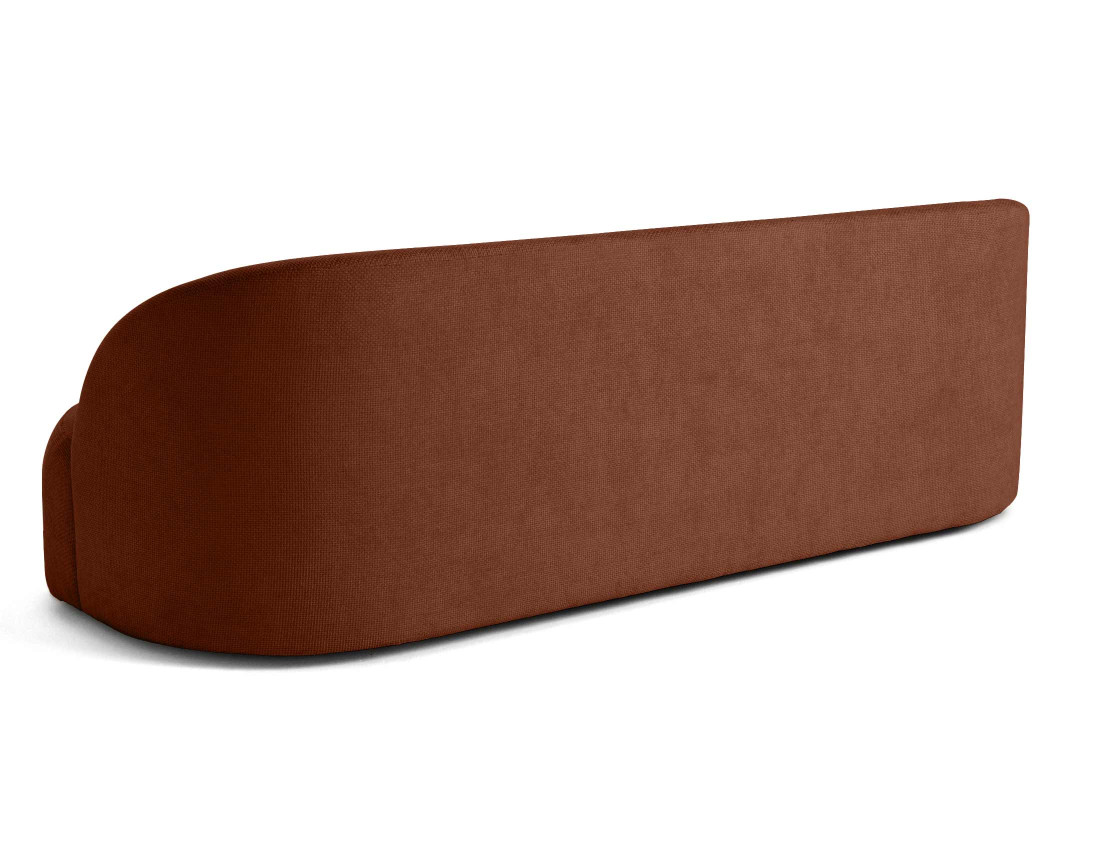 Canapé 3 places en velours texturé Polaris