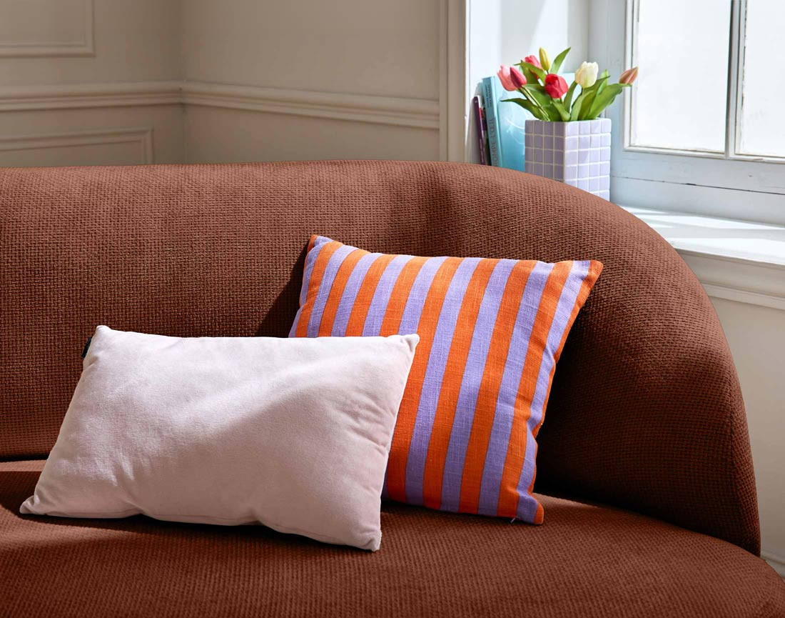 Canapé 3 places en velours texturé Polaris