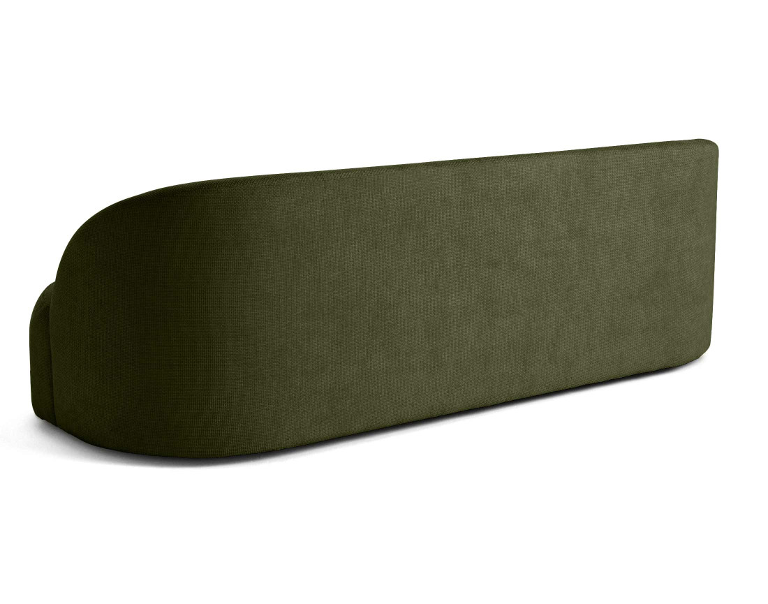 Canapé 3 places en velours texturé Polaris