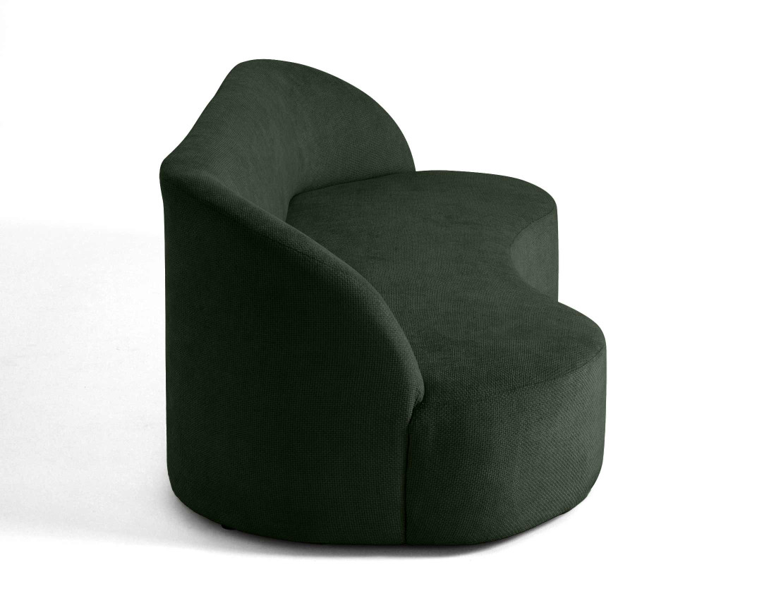 Canapé 3 places en velours texturé Polaris