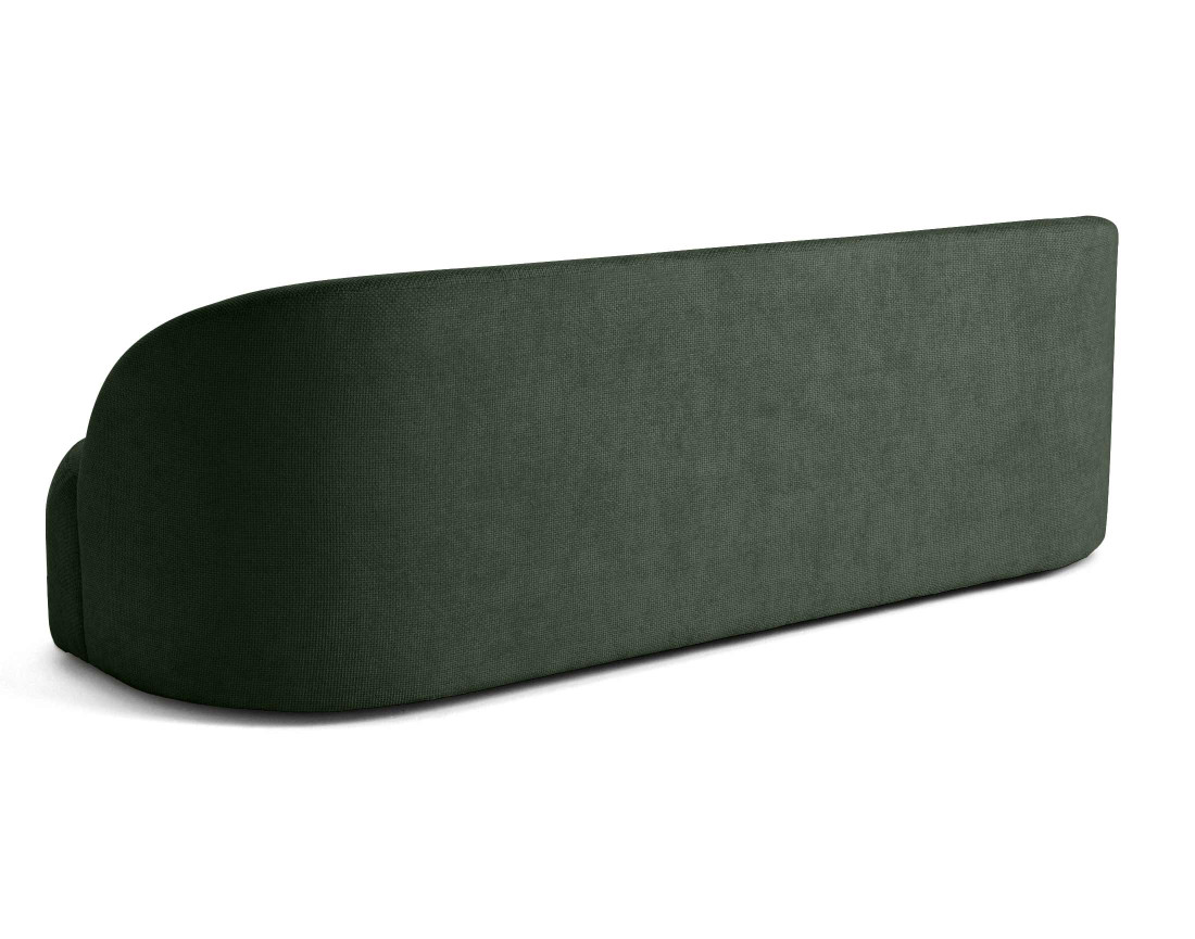 Canapé 3 places en velours texturé Polaris