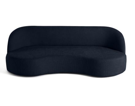 Canapé 3 places en velours texturé Polaris