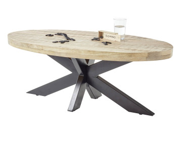 Table basse bois et noir...