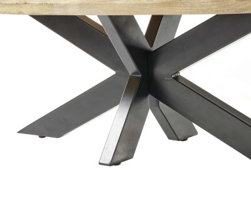 Table basse bois et noir...