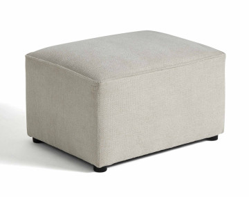 Pouf en tissu texturé Canopy