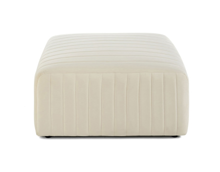 Pouf modulable en velours Nova