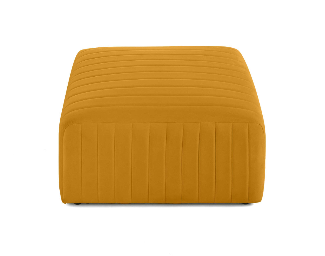 Pouf modulable en velours Nova