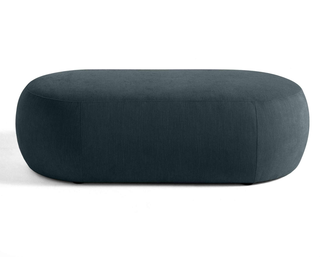 Santorini - pouf modulable en tissu texturé