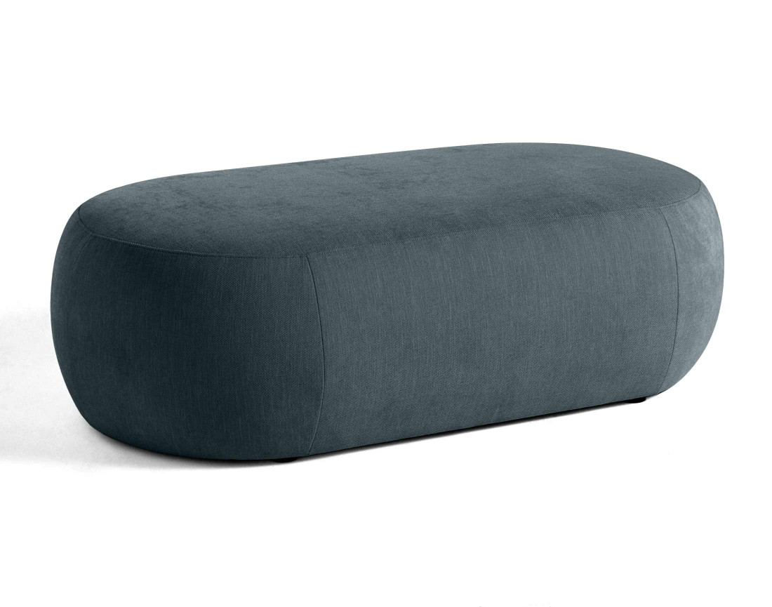 Santorini - pouf modulable en tissu texturé
