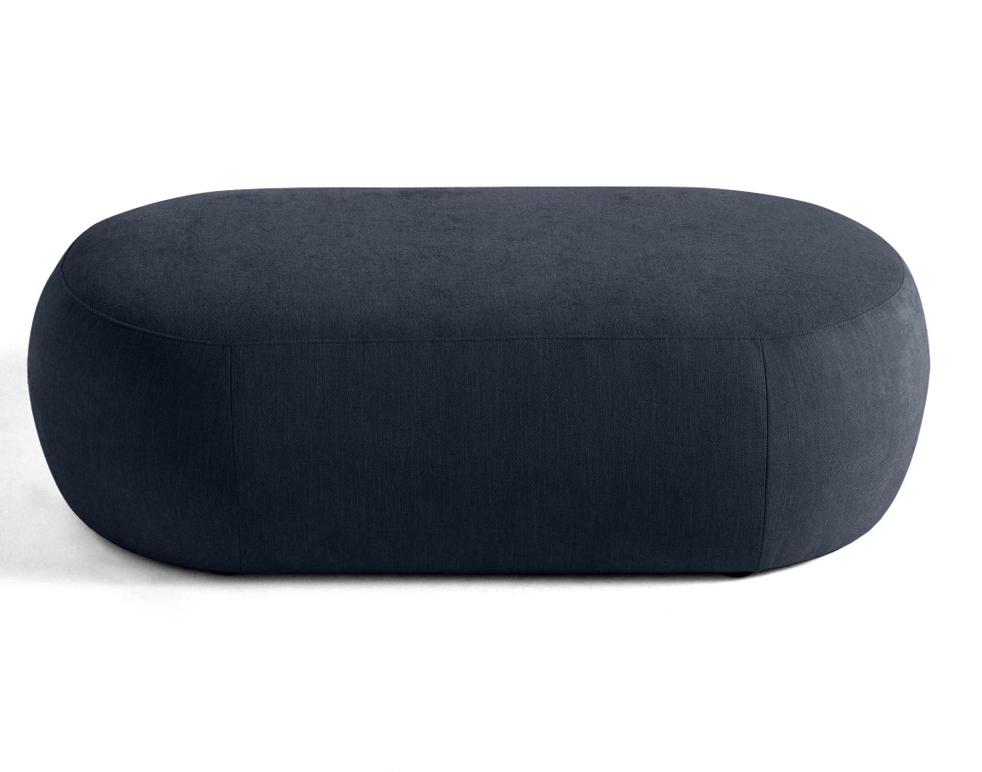 Santorini - pouf modulable en tissu texturé