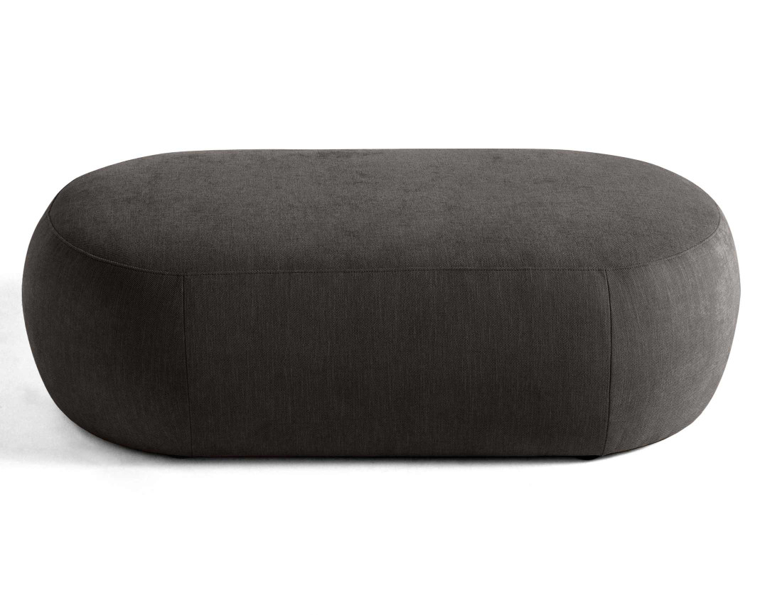 Santorini - pouf modulable en tissu texturé