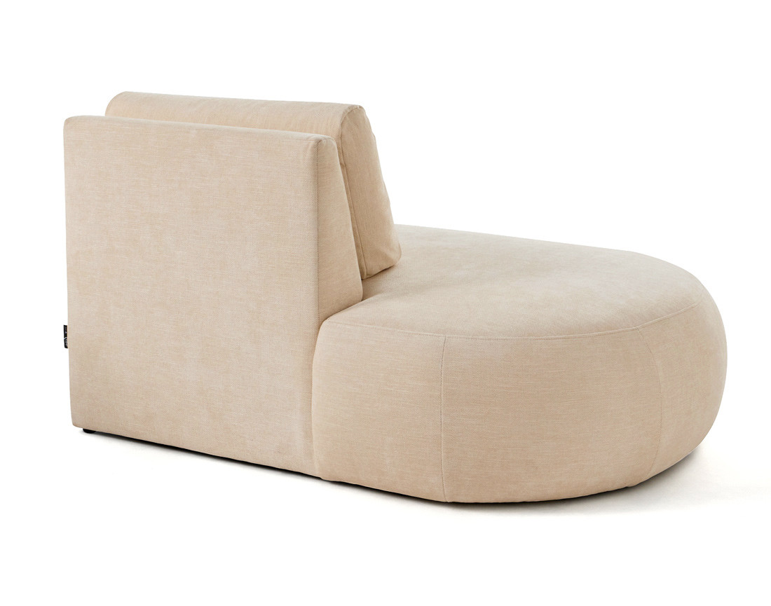 Module d'assise gauche en tissu texturé - Santorini