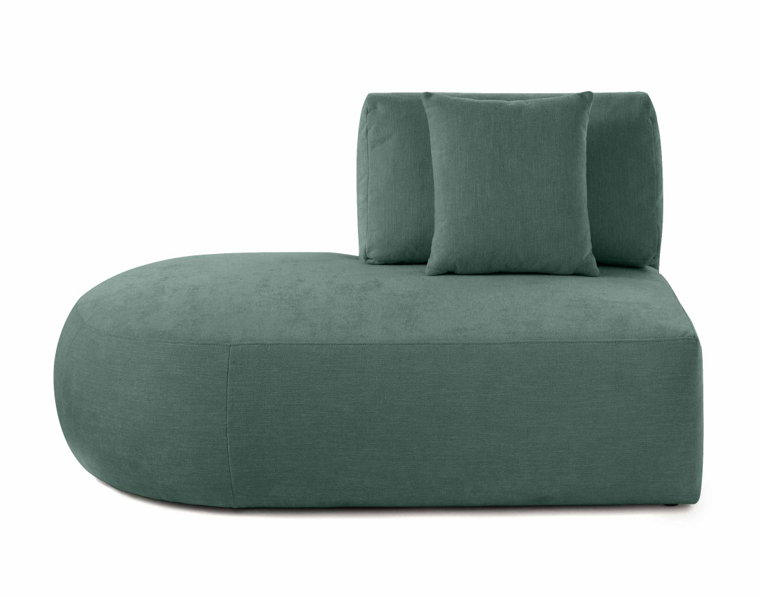 Module d'assise gauche en tissu texturé - Santorini